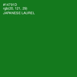 #14791D - Japanese Laurel Color Image